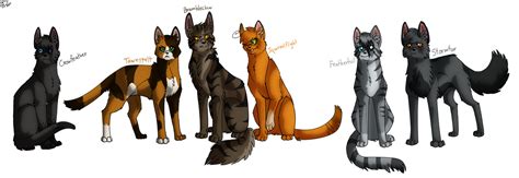 The New Prophecy Cats by Hawktalon-2 on DeviantArt