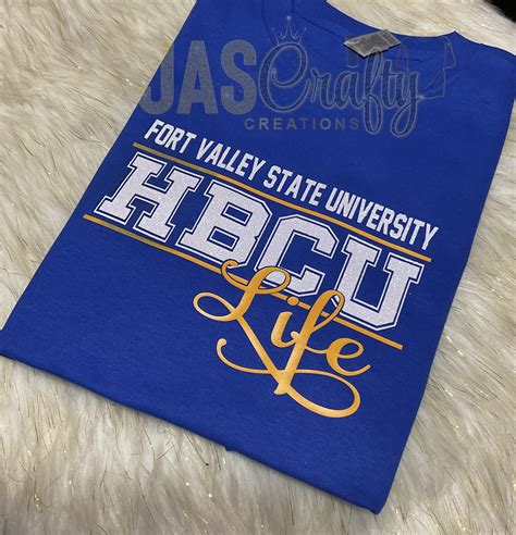 FVSU HBCU Life Shirt-fvsu Shirt-fort Valley State University - Etsy