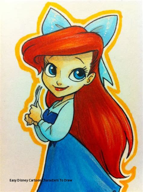 Ariel Drawing Easy at PaintingValley.com | Explore collection of Ariel Drawing Easy