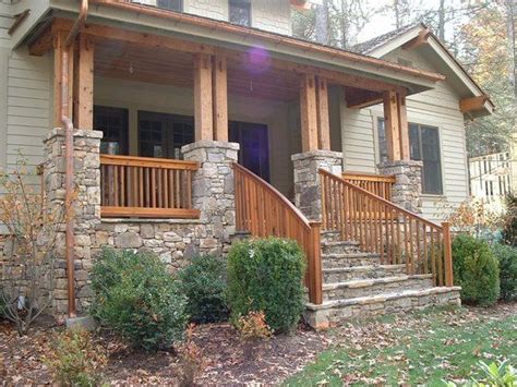 craftsman porch railing designs - Google Search Benton, use these columns. | Craftsman porch ...