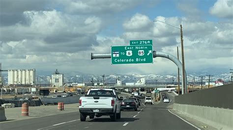 Why are there two separate Colorado Boulevard exits on I-70?