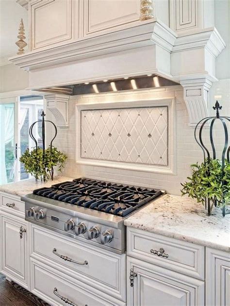 56+ Lovely Beautiful Kitchen Backsplash Tile Patterns Ideas | White ...