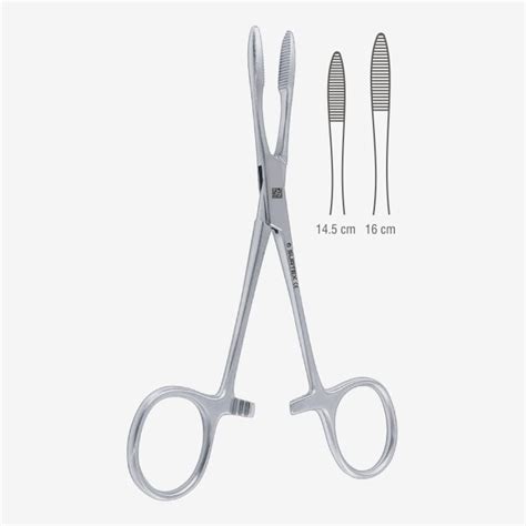 SURTEX® Pean Haemostatic Forceps - Straight or Curved Jaws