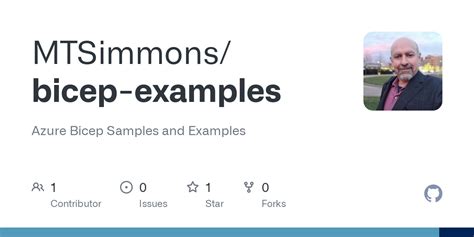 GitHub - MTSimmons/bicep-examples: Azure Bicep Samples and Examples