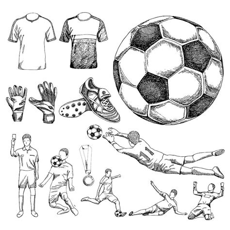 Soccer Drawing #Include#drawing#Vector#soccer Art Football, Football Tattoo, Football Artwork ...