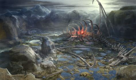 fantasy Art, Dragon, Bones Wallpapers HD / Desktop and Mobile Backgrounds