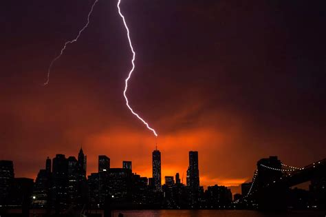 Bolts from the blue: Iconic buildings struck by lightning - Mirror Online