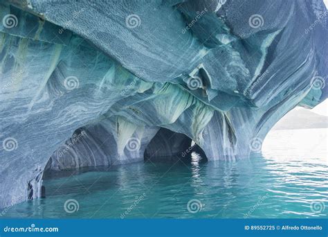 Marble Cathedral, General Carrera Lake, Chile. Stock Image - Image of lake, chile: 89552725