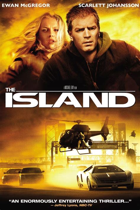 The Island Poster Artwork - Scarlett Johansson, Sean Bean, Steve Buscemi - Movie Poster Artwork ...