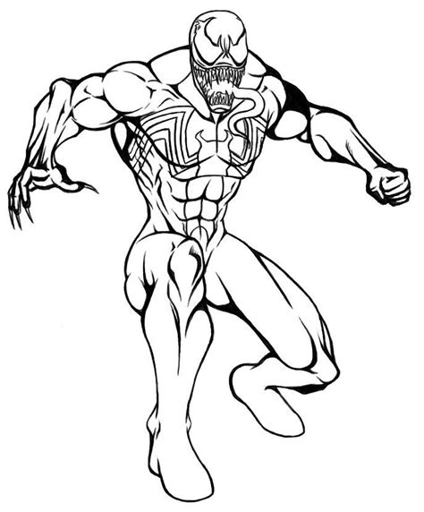 venom coloring pages free printable coloring pages for kids - free ...