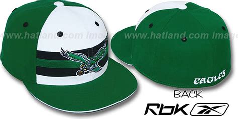 Philadelphia Eagles NFL-HORIZON THROWBACK Fitted Hat by Reebok