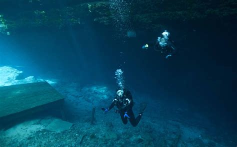 Cave Scuba Diving Blue Grotto Tampa Florida USA