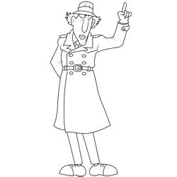 Inspector Gadget Coloring Page for Kids - Free Inspector Gadget ...