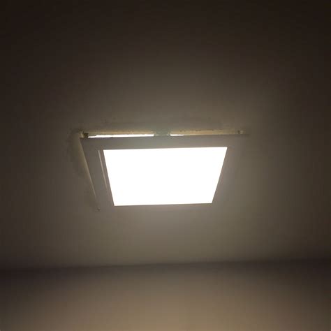 lighting - Replacing square flush mount light falling out of ceiling - Home Improvement Stack ...