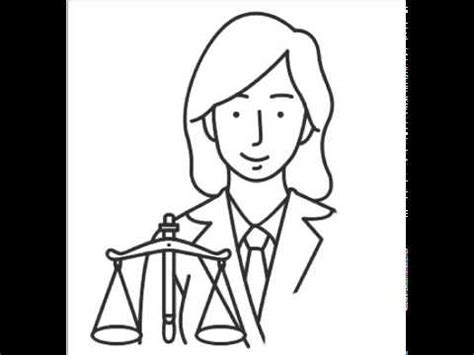 how to draw lawyer - YouTube