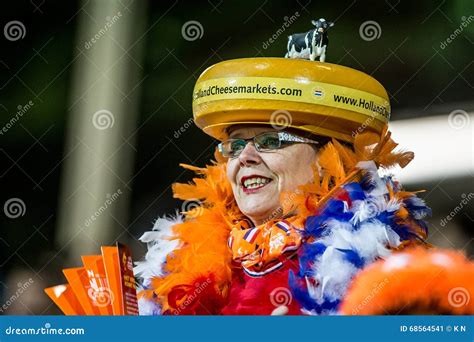 Dutch Football Women Supporter Editorial Photo - Image of oranje ...