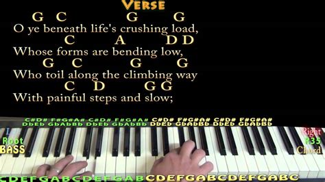 It Came Upon a Midnight Clear (CHRISTMAS) Piano Cover Lesson in G with Chords/Lyrics - YouTube