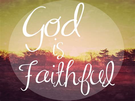 God is Faithful - Wisdom Assembly Family Church