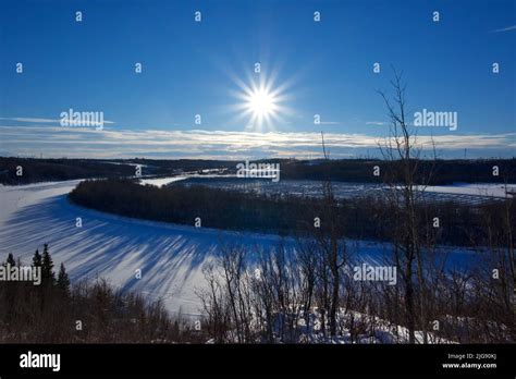 Winter in Edmonton Stock Photo - Alamy