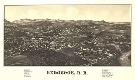 Historic Map - Penacook, NH - 1887 | World Maps Online