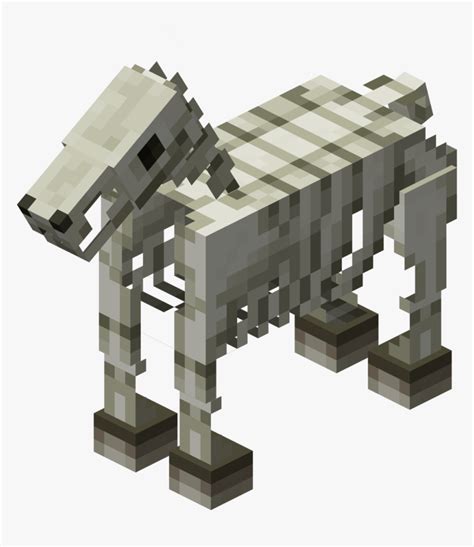 Skeleton Horse Minecraft, HD Png Download , Transparent Png Image - PNGitem