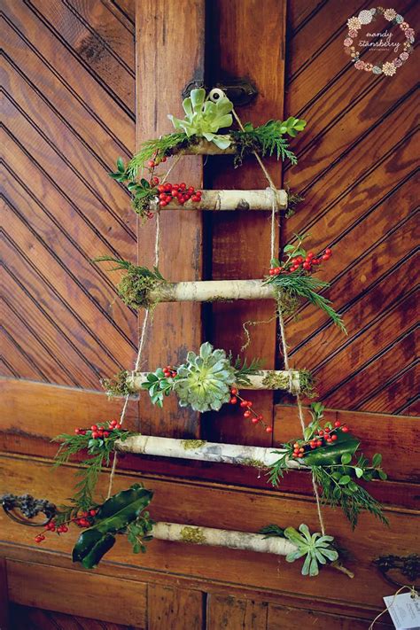 Birch Branch Christmas Tree Wall Hanging Birch Branches, Festival ...