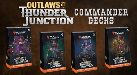 Outlaws of Thunder Junction Commander Decks - Card Game Base