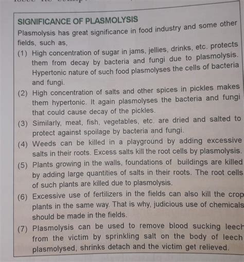 Explain plasmolysis,de plasmolysis and incipient plasmolysis - Brainly.in