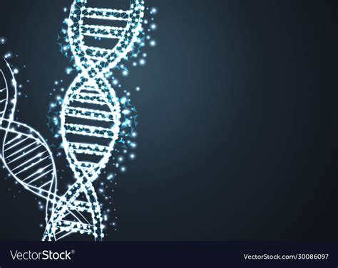 Abstract human dna background design Royalty Free Vector