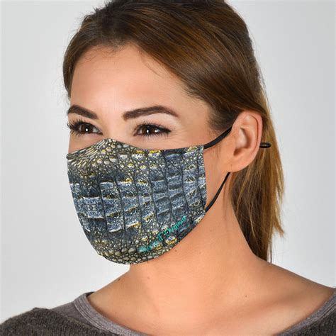 Luxury Alligator Skin Design Protection Face Mask – This is iT Original