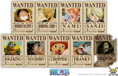 One Piece : Straw Hats Bounty by MAGNUMHEARTED on deviantART | Piecings, One piece bounties, Big ...