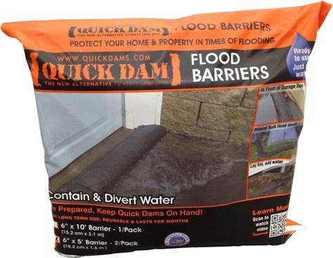 Quick Dam QD65-2 5' Barrier Water Flood Dam Bags Review | Weather Radio ...