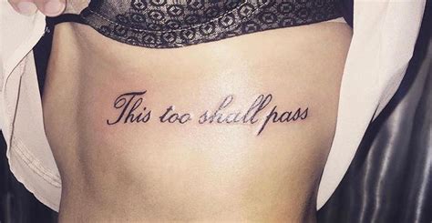 This too shall pass. Tattoos always have a story behind it… | by Behind the Tattoo | Medium