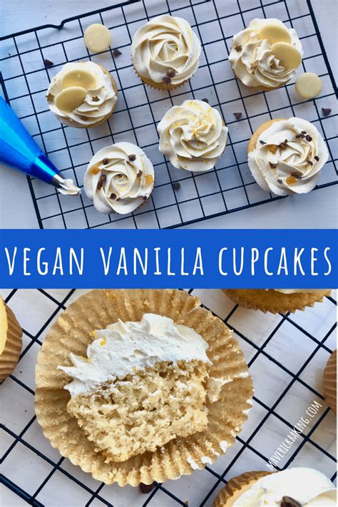 Vegan Vanilla Cupcakes - Maverick Baking | Recipe in 2021 | Vanilla cupcakes, Vegan vanilla ...