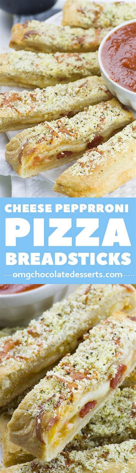 Easy Cheesy Pizza Breadsticks | Easy Appetizer Recipe