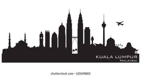 Kuala Lumpur Malaysia Skyline Detailed Vector Stock Vector (Royalty Free) 629698805 | Shutterstock