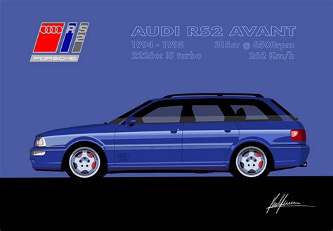 Audi RS2 Avant on Behance