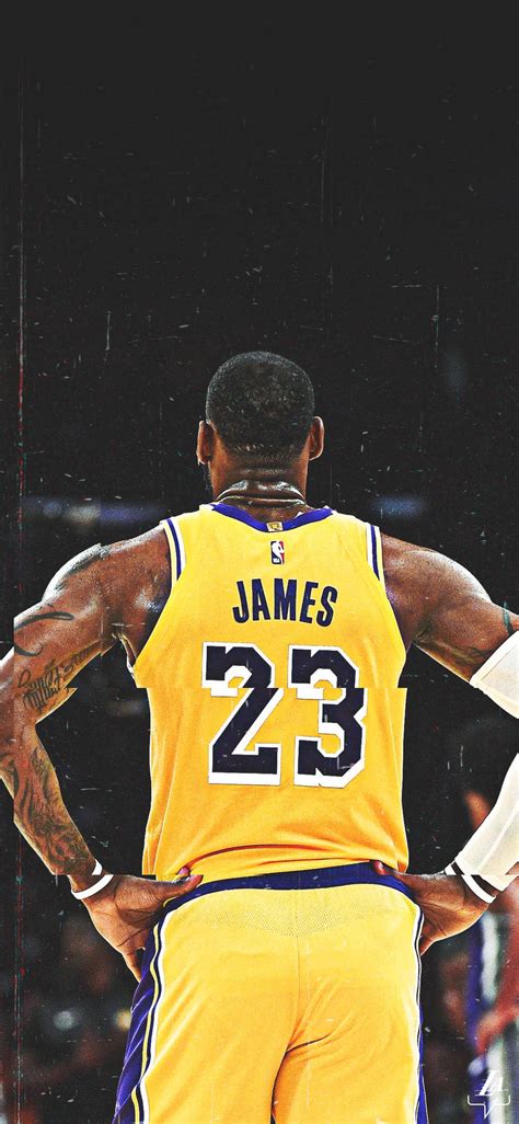 Download Basketball Icon LeBron James in Los Angeles Lakers Jersey ...