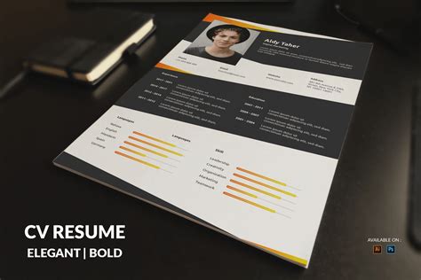 Photoshop Resume Template Free