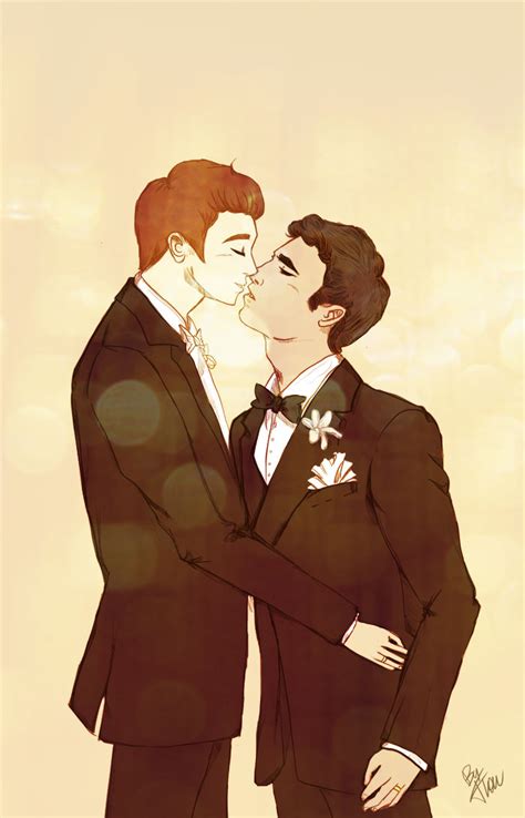 Klaine Wedding by FlanFlame on DeviantArt