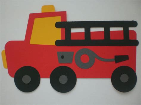 Items similar to Fire Truck Birthday Door Sign on Etsy | Fire truck craft, Truck crafts, Fire trucks