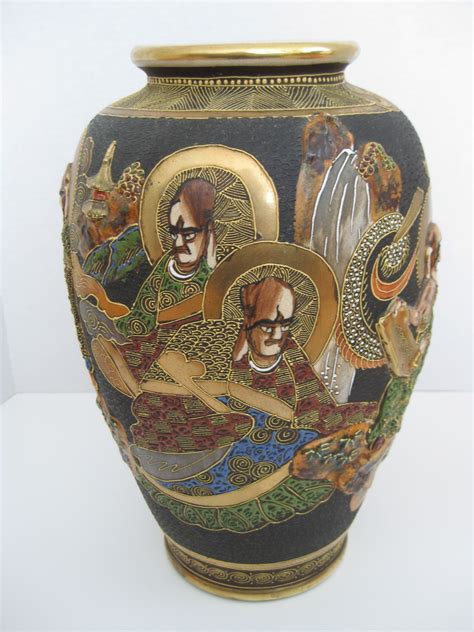 Antique Japanese Vase - Monks | Collectors Weekly