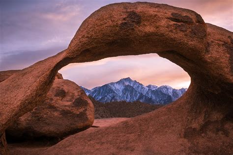 Mobius Arch Sunset | Alabama Hills, Sierra Nevada, California | THELMA ...