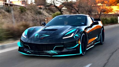 Tex Vette - Insane C7 Corvette Wrap! - YouTube