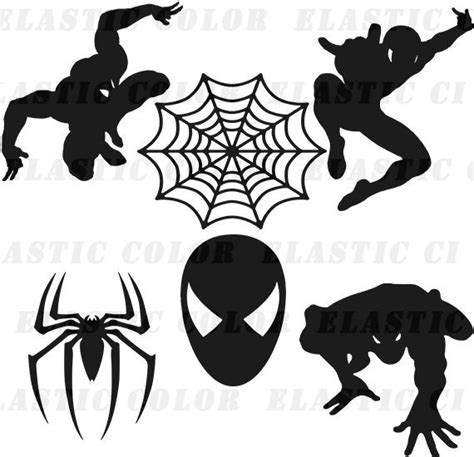 silhouette spiderman svg free - Clip Art Library