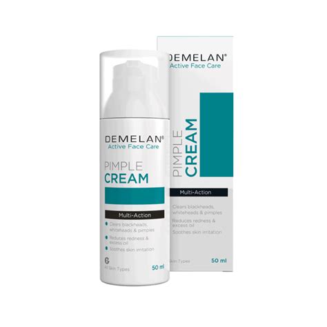 Get Clear Skin with Demelan Pimple Cream - 50ml