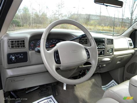 Medium Parchment Interior 2002 Ford F250 Super Duty Lariat SuperCab 4x4 Photo #40652279 ...