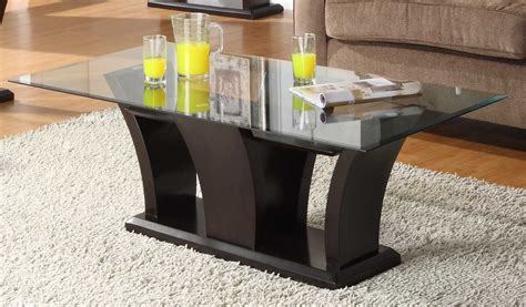 Homelegance Daisy Cocktail Table Price: $294.00 | Contemporary coffee table, Coffee table, Glass ...