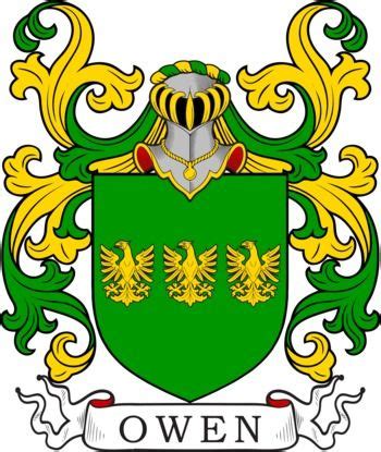 Owen Family Crest and Coat of Arms | Coat of arms, Family crest, Arms