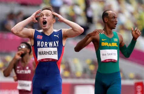 Karsten Warholm shatters world record in men’s 400-meter hurdles win at ...